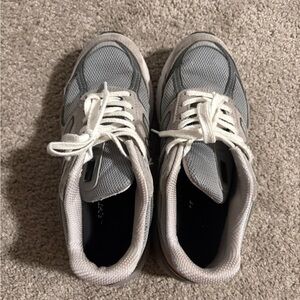 New Balance Gray and White Athletic Sneakers -Made in USA